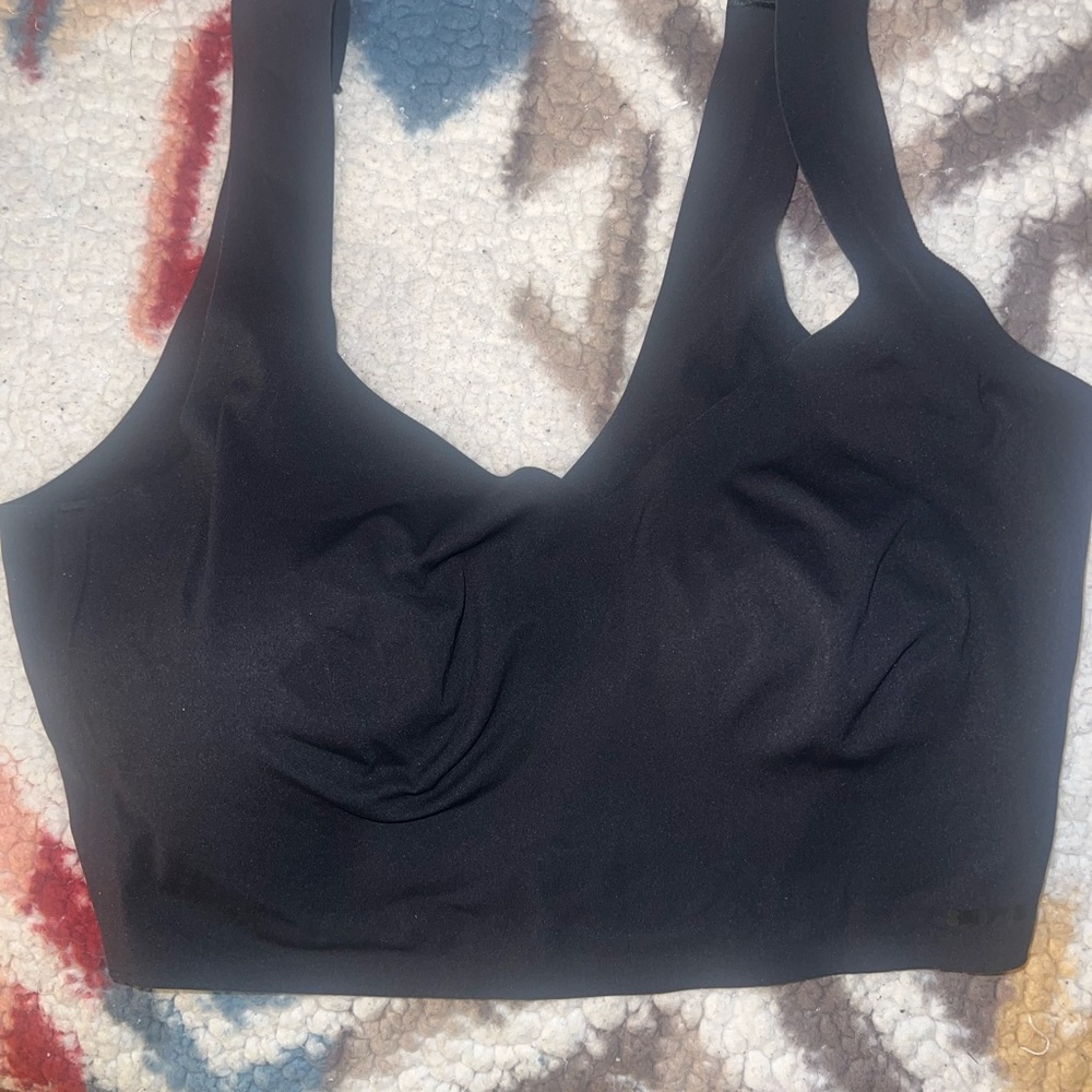 Skims plunge longline bra black